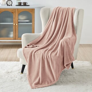 Foto 1 | Foto 1 | Manta Polar Bedsure Twin Dusty Pink Para Sofá, Sofá O Cama - Venta Internacional.