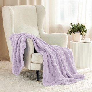 Foto 2 | Foto 2 | Manta Bedsure Lavender Fog, Forro Polar Para Sofá, 150 X 200 Cm - Venta Internacional.