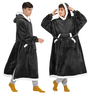 Foto 1 | Foto 1 | Manta Portátil Con Capucha Bedsure Sherpa Para Mujeres Y Hombres - Venta Internacional.