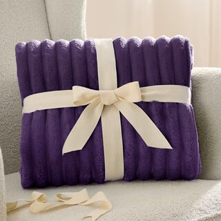 Foto 7 | Foto 7 | Manta Bedsure De Forro Polar Morado Para Sofá, 230 X 230 Cm - Venta Internacional.