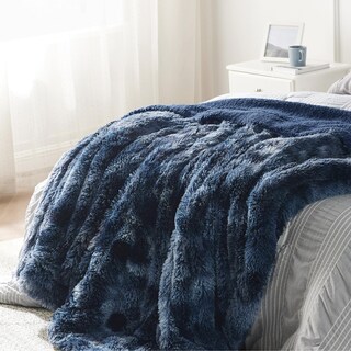 Foto 5 | Foto 5 | Manta De Cama, Mullida, De Forro Polar Azul Marino, 150 X 200 Cm - Venta Internacional.