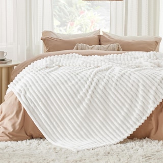 Foto 2 | Foto 2 | Manta Bedsure California King Size, Forro Polar, Color Blanco - Venta Internacional.