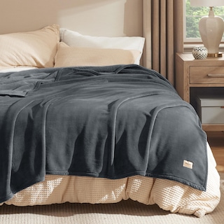 Foto 6 | Foto 6 | Manta De Forro Polar Bedsur, Tamaño Queen, 500 G/m², Cálida Y Acogedora, Gris, 230 X 2 - Venta Internacional.