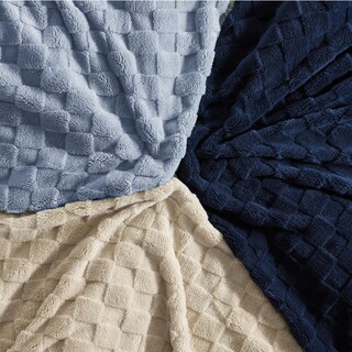 Foto 7 | Foto 7 | Manta Bedsure Ashley De Forro Polar Azul Para Sofá, 230 X 230 Cm - Venta Internacional.