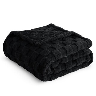 Foto 1 | Foto 1 | Manta De Forro Polar Negro Para Sofá Supersuave, 130 X 150 Cm - Venta Internacional.