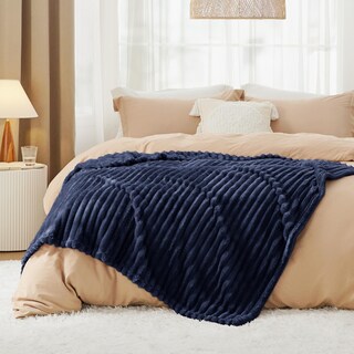 Foto 6 | Foto 6 | Manta Bedsure De Forro Polar Azul Para Sofá Gentlesoft 130 X 180 Cm - Venta Internacional.