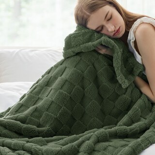 Foto 1 | Foto 1 | Manta Polar Bedsure Verde Bronce Para Sofá 130 X 150 Cm - Venta Internacional.