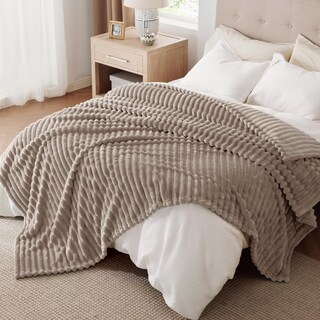 Foto 5 | Foto 5 | Manta Bedsure, Forro Polar, Color Moca, Merengue, Para Sofá, 274 X 229 Cm - Venta Internacional.