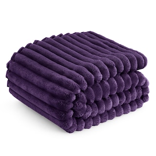 Foto 1 | Foto 1 | Manta Bedsure De Forro Polar Morado Para Sofá, 130 X 150 Cm - Venta Internacional.