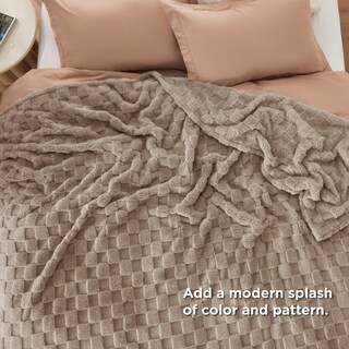 Foto 5 | Foto 5 | Manta Bedsure De Forro Polar De Color Topo Claro Para Sofá, Supersuave - Venta Internacional.