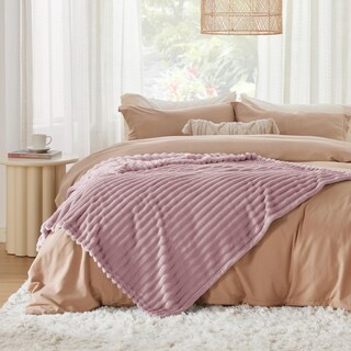 Foto 6 | Foto 6 | Manta Bedsure De Forro Polar Rosa Para Sofá, 130 X 180 Cm - Venta Internacional.