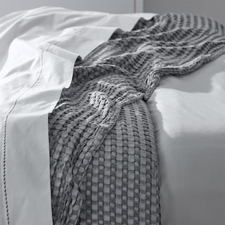 Foto 7 | Foto 7 | Manta Bedsure Cooling De Algodón Con Forma De Gofre, Tamaño Queen, Color Gris - Venta Internacional.