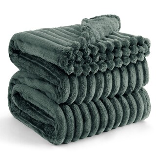 Foto 1 | Foto 1 | Manta Polar Bedsure Mallard Green Para Sofá, 230 X 230 Cm - Venta Internacional.