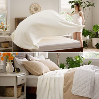 Foto 4 | Foto 4 | Manta Bedsure Algodón King Size color Marfil - Venta Internacional
