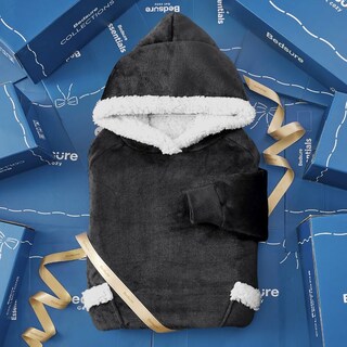 Foto 7 | Foto 7 | Manta Portátil Con Capucha Bedsure Para Mujer Y Hombre, Forro Polar Sherpa - Venta Internacional.