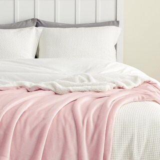 Foto 4 | Foto 4 | Manta Bedsure Sherpa De Forro Polar Tamaño King, 270 X 230 Cm, Color Rosa - Venta Internacional.