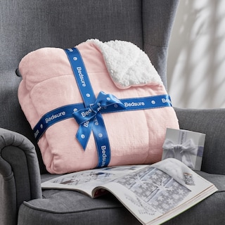 Foto 6 | Foto 6 | Manta Bedsure Sherpa De Forro Polar Tamaño King, 270 X 230 Cm, Color Rosa - Venta Internacional.