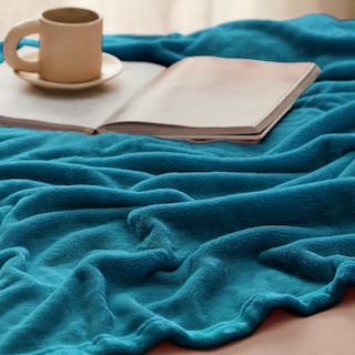 Foto 5 | Foto 5 | Forro Polar Blanket Bedsure, Tamaño King, Franela, Color Verde Azulado - Venta Internacional.