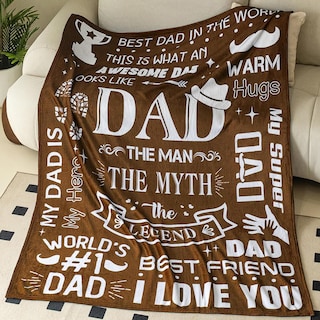 Foto 4 | Foto 4 | Manta Inkarts Dad De Daughter & Son, 70 X 125 Cm - Venta Internacional.