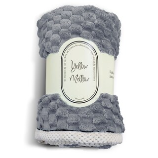 Foto 1 | Foto 1 | Yellow Mellow | Cobertor Cobija Bricks | King Size | Suave | Con Relieve | Ligera | Tamaño 230x200cm (gris)