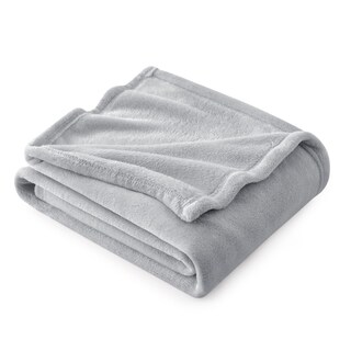 Foto 1 | Foto 1 | Manta De Forro Polar Blanket Bedsure, Color Gris Claro, 130 X 150 Cm - Venta Internacional.