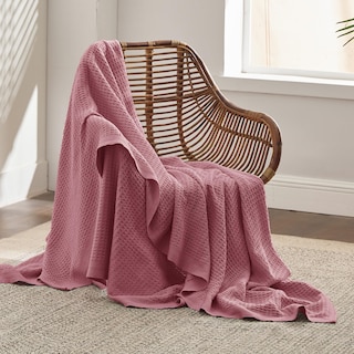 Foto 3 | Foto 3 | Manta Para Cama, 100% Algodón, Doble, Tamaño Xl, Tejido Gofrado - Venta Internacional.