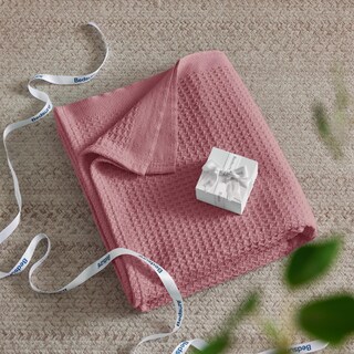 Foto 5 | Foto 5 | Manta Para Cama, 100% Algodón, Doble, Tamaño Xl, Tejido Gofrado - Venta Internacional.