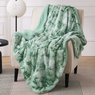 Foto 1 | Foto 1 | Manta Bedsure Sherpa Verde- Venta Internacional