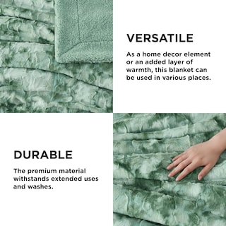 Foto 4 | Foto 4 | Manta Bedsure Sherpa Verde- Venta Internacional