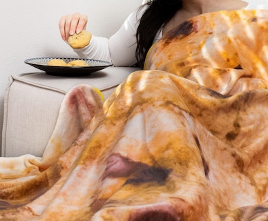Foto 5 | Foto 5 | Manta Redonda De Forro Polar Toynk Con Chispas De Chocolate Y Galletas - Venta Internacional.