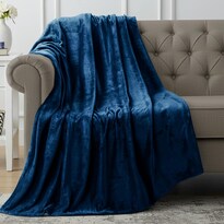 Manta Polar Utopia Bedding, Manta De Franela, Color Azul Marino, Xl, 300 G/m² - Venta Internacional.