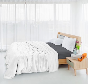 Foto 7 | Foto 7 | Colcha Utopia Sherpa Para Ropa De Cama, Tamaño Completo, Color Blanco, 228 X 213 Cm - Venta Internacional.