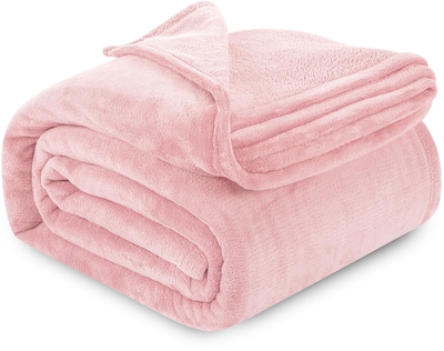 Foto 1 | Foto 1 | Blanket Utopia Bedding, Forro Polar De Franela, Color Rosa California King - Venta Internacional.