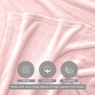 Foto 3 | Foto 3 | Blanket Utopia Bedding, Forro Polar De Franela, Color Rosa California King - Venta Internacional.