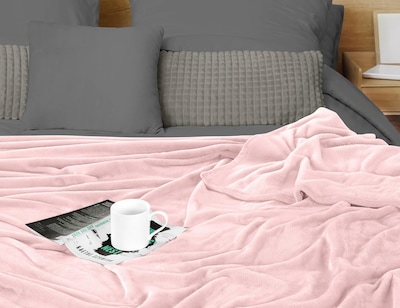 Foto 5 | Foto 5 | Blanket Utopia Bedding, Forro Polar De Franela, Color Rosa California King - Venta Internacional.