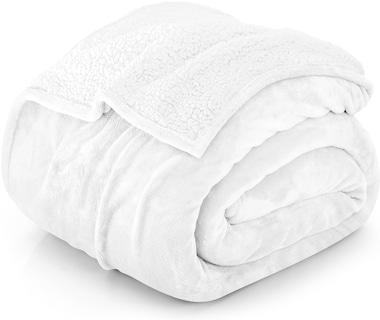 Foto 1 | Foto 1 | Colcha Utopia Para Ropa De Cama Sherpa Queen, Color Blanco, 229 X 229 Cm - Venta Internacional.