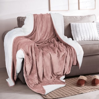 Foto 5 | Foto 5 | Manta Utopia Bedding Sherpa, Tamaño Doble, Rosa, 168 X 152 Cm - Venta Internacional.