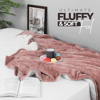 Foto 6 | Foto 6 | Manta Utopia Bedding Sherpa, Tamaño Doble, Rosa, 168 X 152 Cm - Venta Internacional.