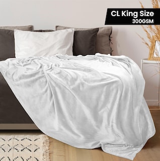 Foto 2 | Foto 2 | Blanket Utopia - Forro Polar California King, Color Blanco, 300 G/m² - Venta Internacional.