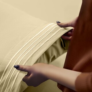Foto 3 | Foto 3 | Juego De Sábanas Utopia Bedding Queen Soft De Microfibra, 4 Piezas, Color Beige - Venta Internacional.