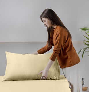Foto 6 | Foto 6 | Juego De Sábanas Utopia Bedding Queen Soft De Microfibra, 4 Piezas, Color Beige - Venta Internacional.