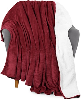 Foto 1 | Foto 1 | Colcha Sherpa Blanket Utopia Bedding, Tamaño 127 X 152 Cm, Color Rojo - Venta Internacional.