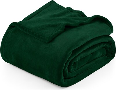 Foto 1 | Foto 1 | Manta Utopia Bedding, Forro Polar, Color Verde Bosque, California King - Venta Internacional.