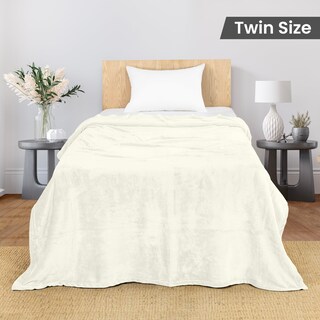 Foto 2 | Foto 2 | Cama Polar Blanket Utopia, Color Marfil, Tamaño Doble, 150 X 225 Cm - Venta Internacional.