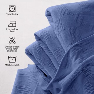 Foto 6 | Foto 6 | Manta Utopia Para Ropa De Cama Wedgewood, 100% Algodón, Doble, 220 X 180 Cm - Venta Internacional.