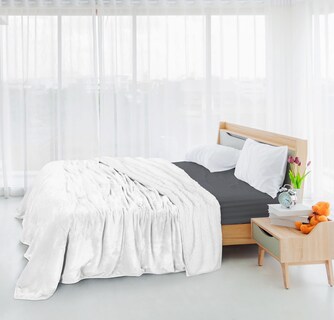 Foto 7 | Foto 7 | Colcha Utopia Sherpa King, Tamaño King, Color Blanco, 229 X 259 Cm - Venta Internacional.