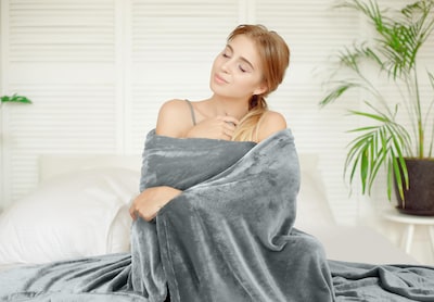 Foto 4 | Foto 4 | Cama Polar Blanket Utopia, Tamaño Queen, Color Gris Ceniza, 300 G/m² - Venta Internacional.