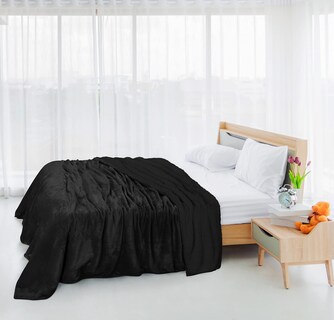 Foto 7 | Foto 7 | Colcha Utopia Sherpa Queen, Talla Queen, Color Negro, 228 X 228 Cm - Venta Internacional.