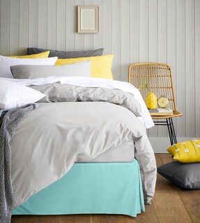 Foto 6 | Foto 6 | Falda De Cama Utopia Bedding Queen Con Pliegues Cuádruples Y Volantes Azules - Venta Internacional.