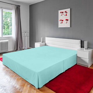 Foto 7 | Foto 7 | Falda De Cama Utopia Bedding Queen Con Pliegues Cuádruples Y Volantes Azules - Venta Internacional.
